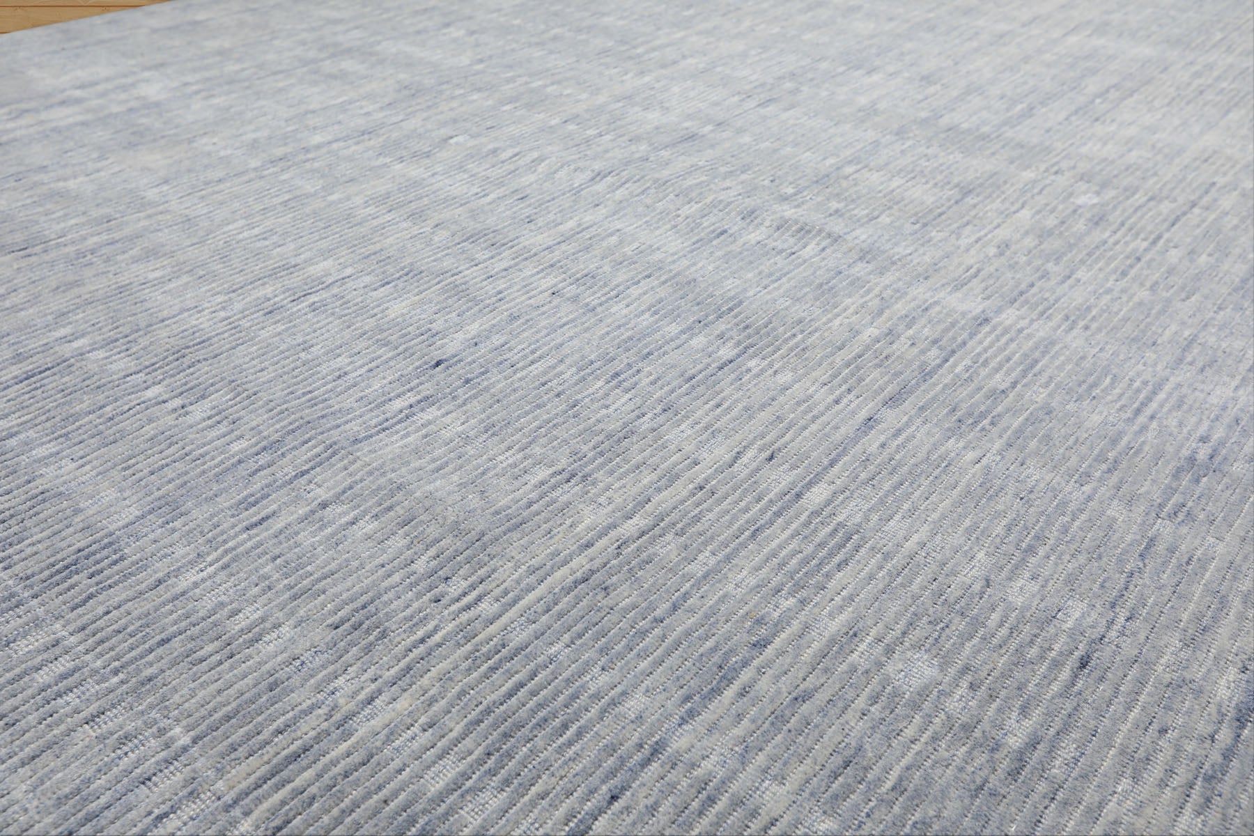 Multi Size Slate Blue Color Hand Loomed  Wool Contemporary Oriental Rug
