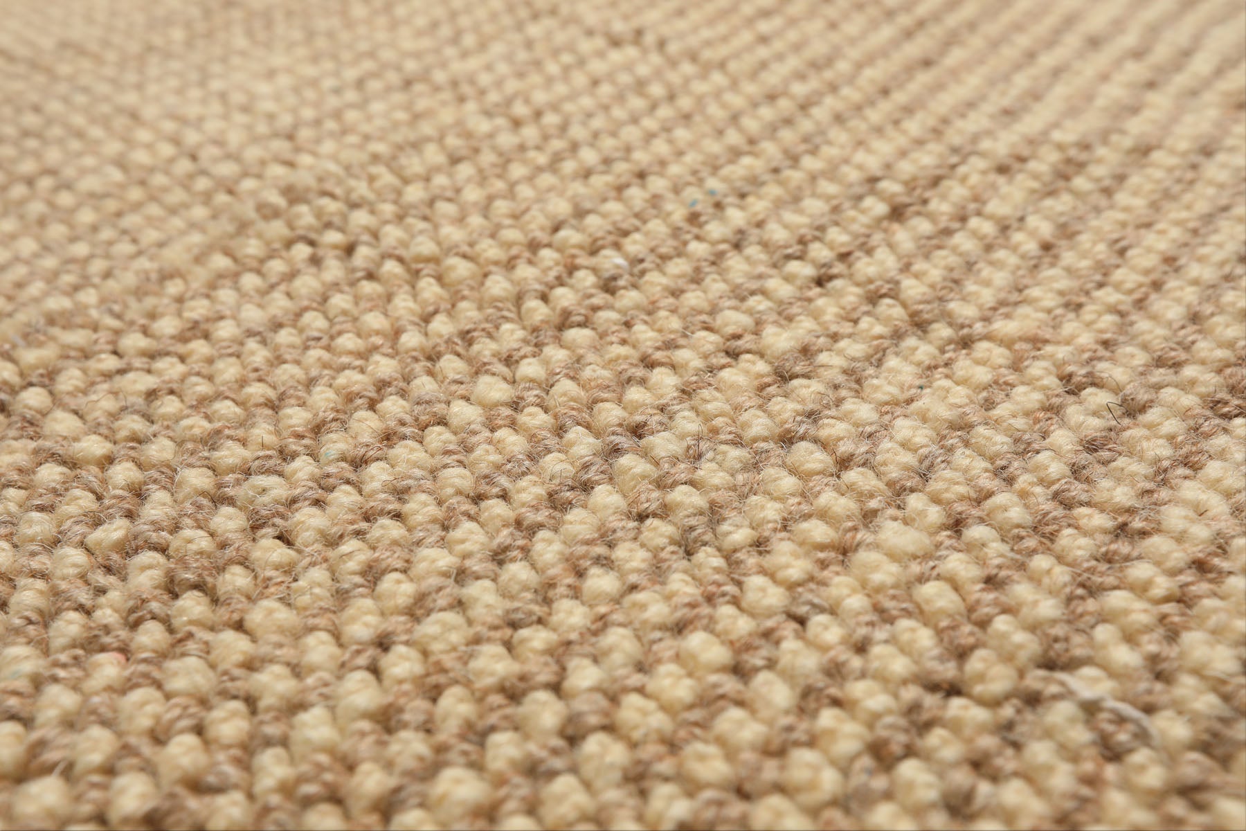 Multi Size Beige Tan Color Hand Loomed Berber Wool Contemporary Oriental Rug