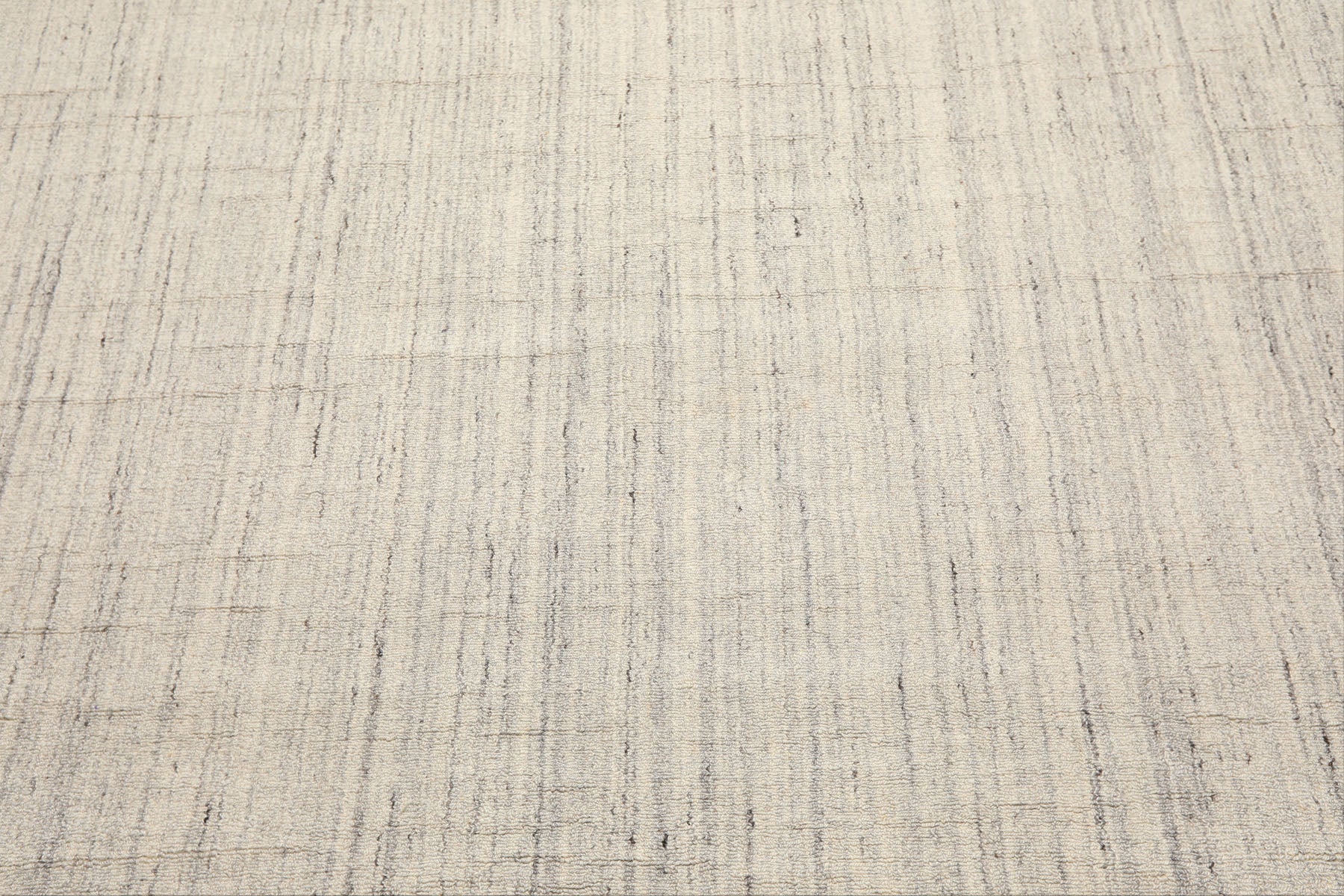Multi Size Ivory Gray Color Hand Loomed  Wool Contemporary Oriental Rug