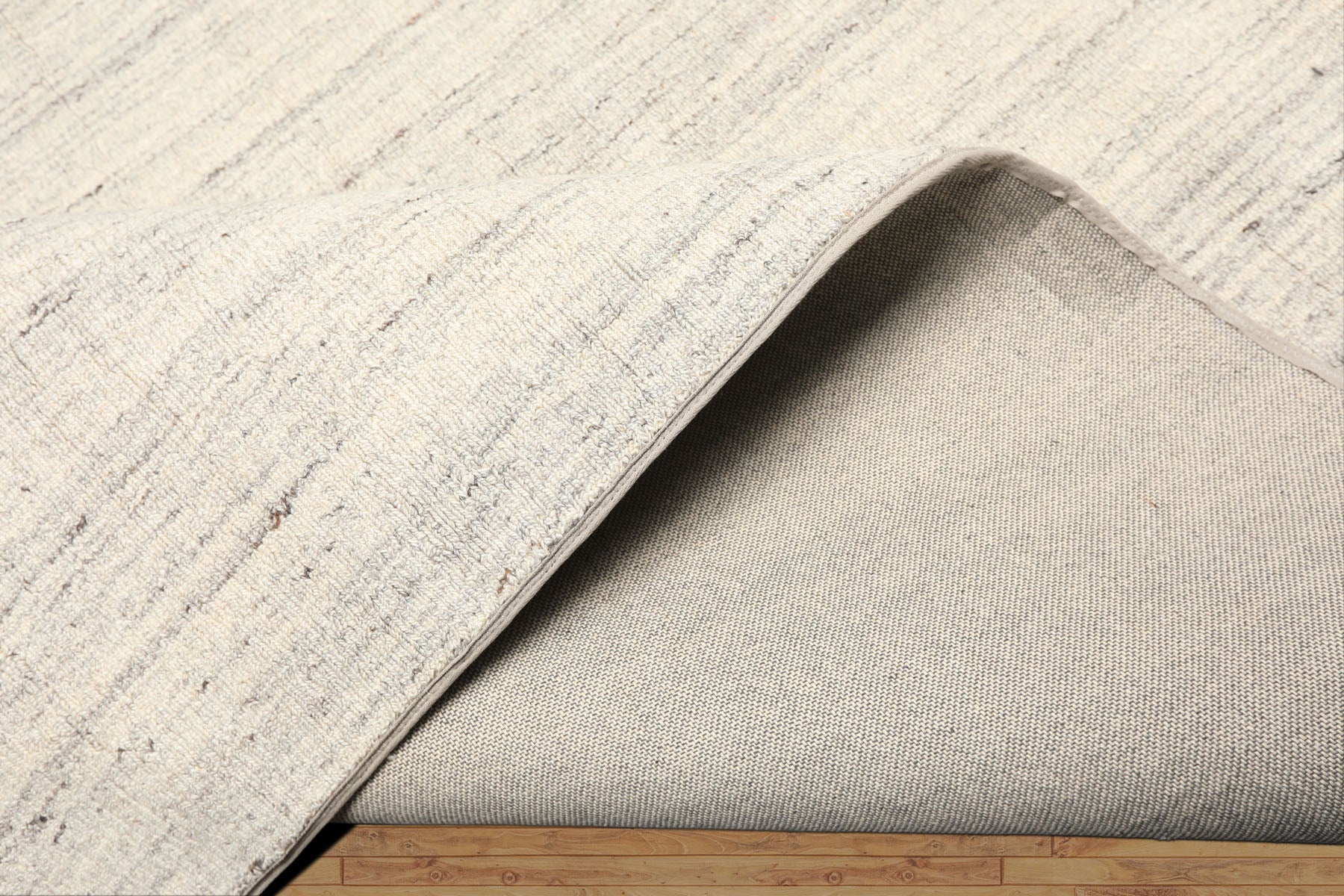 Multi Size Ivory Gray Color Hand Loomed  Wool Contemporary Oriental Rug