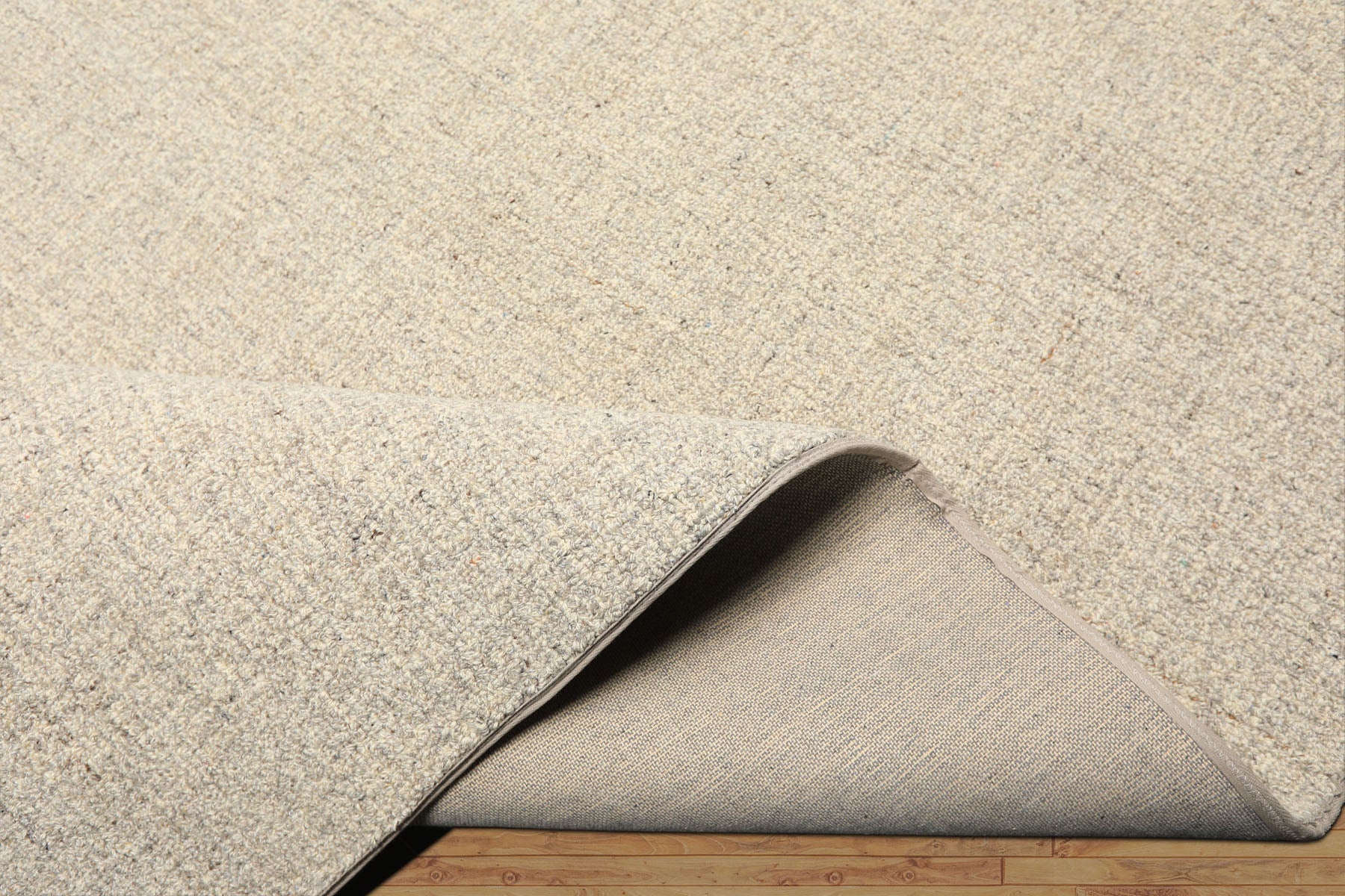 Multi Size Ivory Gray Color Hand Loomed  Wool Contemporary Oriental Rug