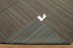 8x10 Teal, Brown, Color Hand Woven Kilim Wool Modern & Contemporary Oriental Rug