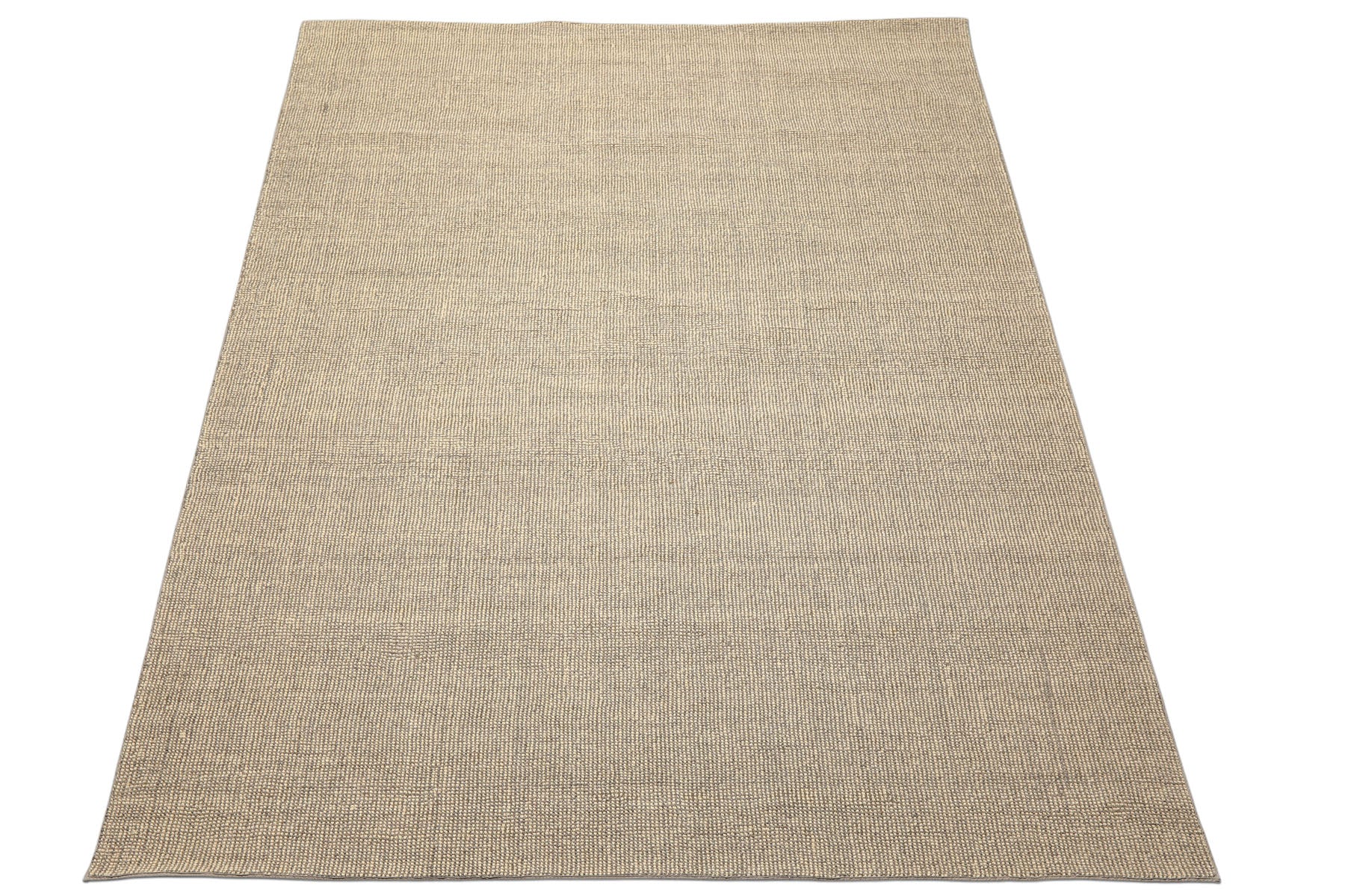 Multi Size Beige Graphite Color Hand Loomed  Wool Contemporary Oriental Rug
