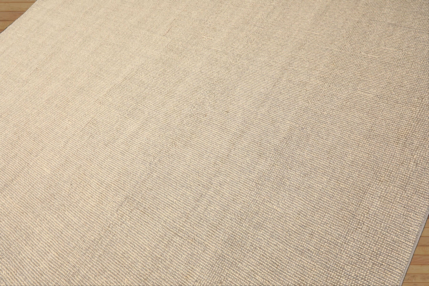 Multi Size Beige Graphite Color Hand Loomed  Wool Contemporary Oriental Rug