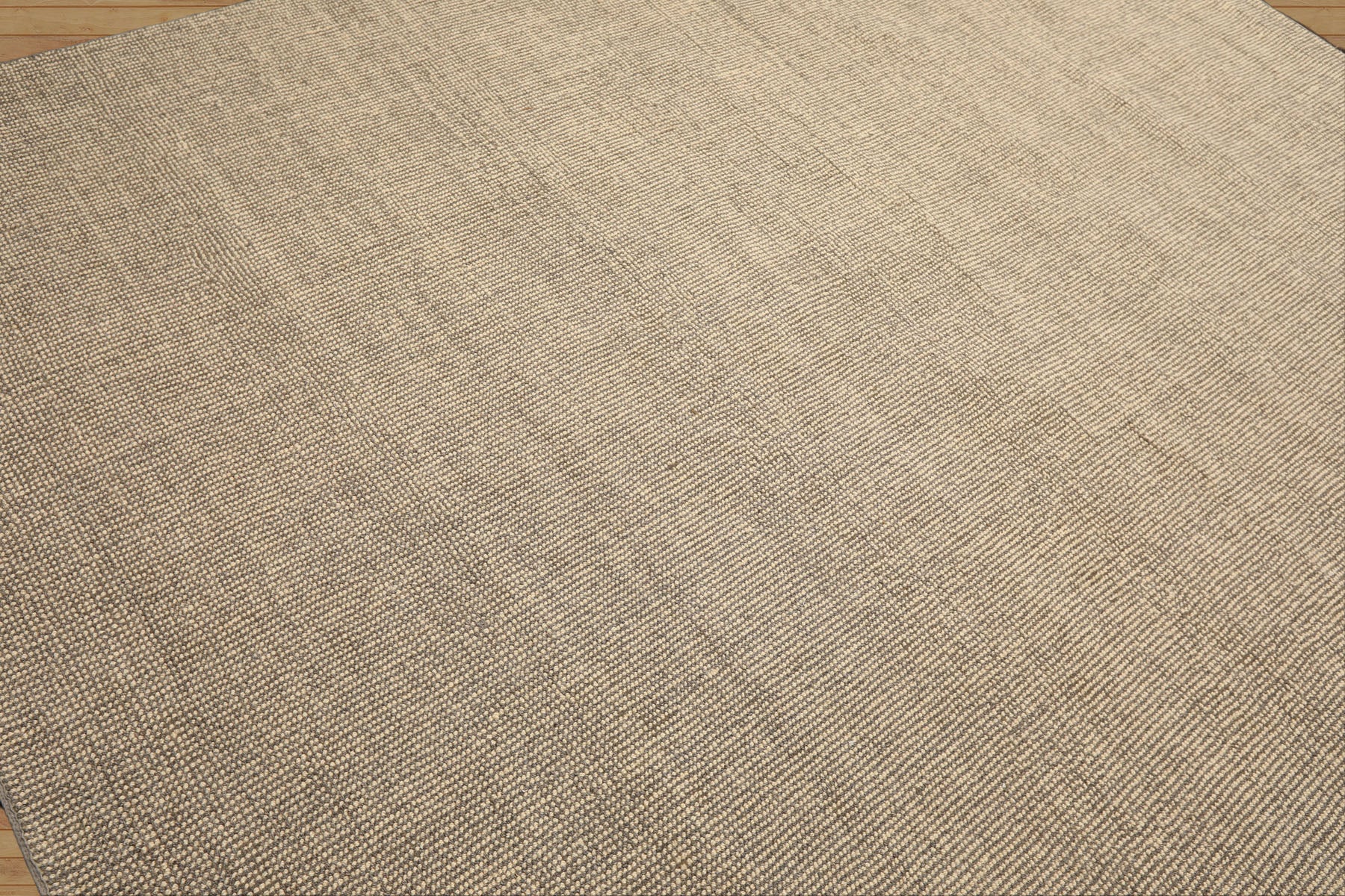 Multi Size Beige Graphite Color Hand Loomed  Wool Contemporary Oriental Rug