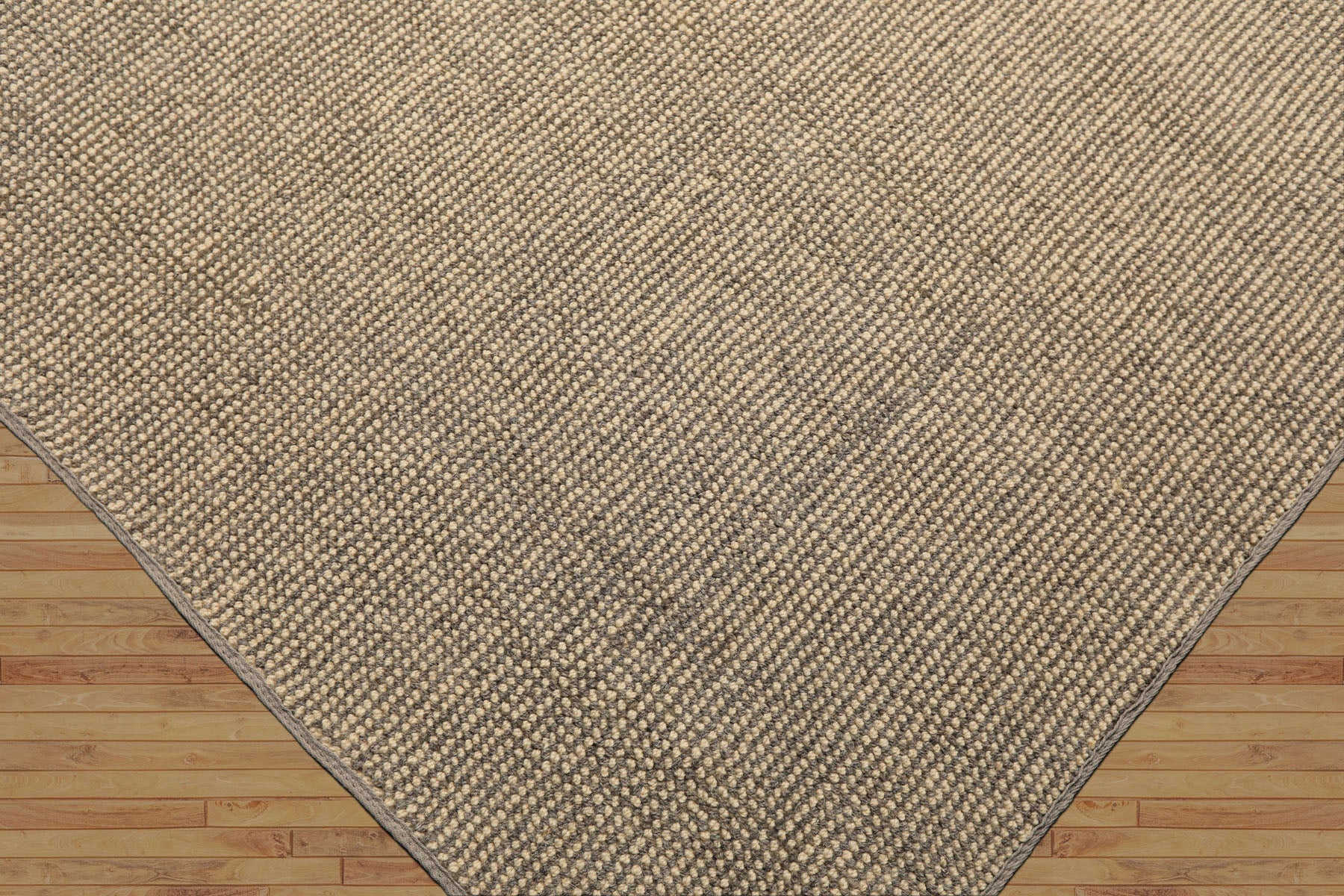 Multi Size Beige Graphite Color Hand Loomed  Wool Contemporary Oriental Rug