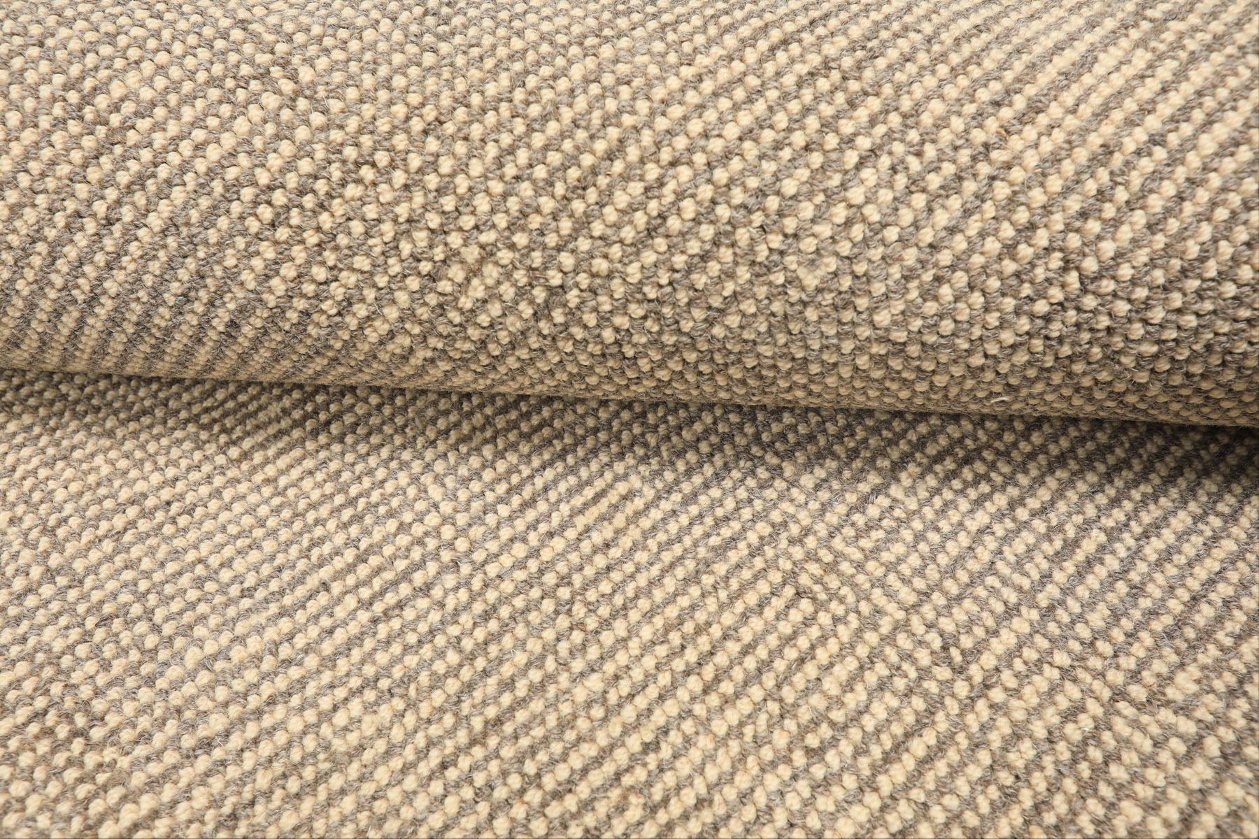 Multi Size Beige Graphite Color Hand Loomed  Wool Contemporary Oriental Rug
