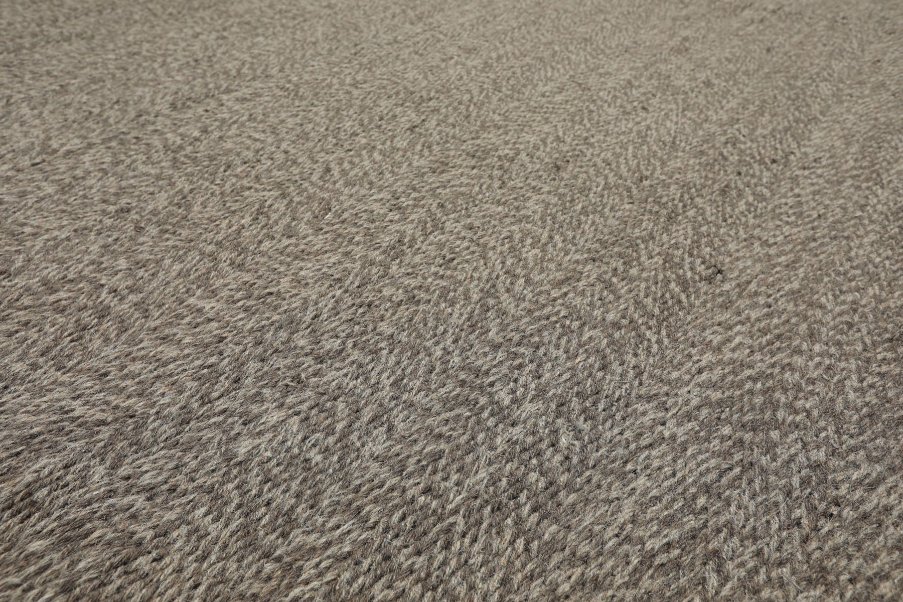 8x10 Taupe, Gray, Color Hand Woven Flatweave Wool Modern & Contemporary Oriental Rug