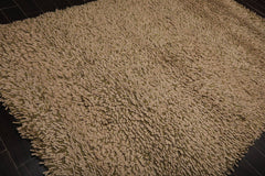 6x9 Beige, Sage, Color Machine Made All-Over 100% Wool Modern Oriental Rug