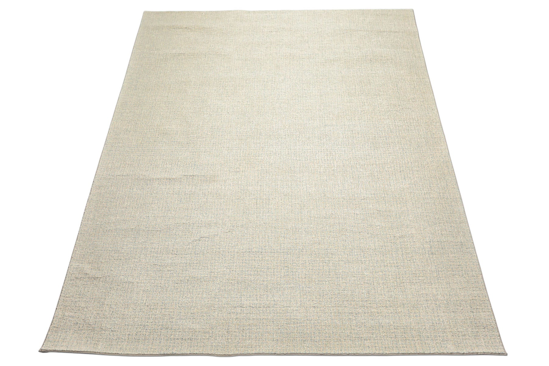 Multi Size Beige Seafoam Color Hand Loomed Berber Wool Contemporary Oriental Rug