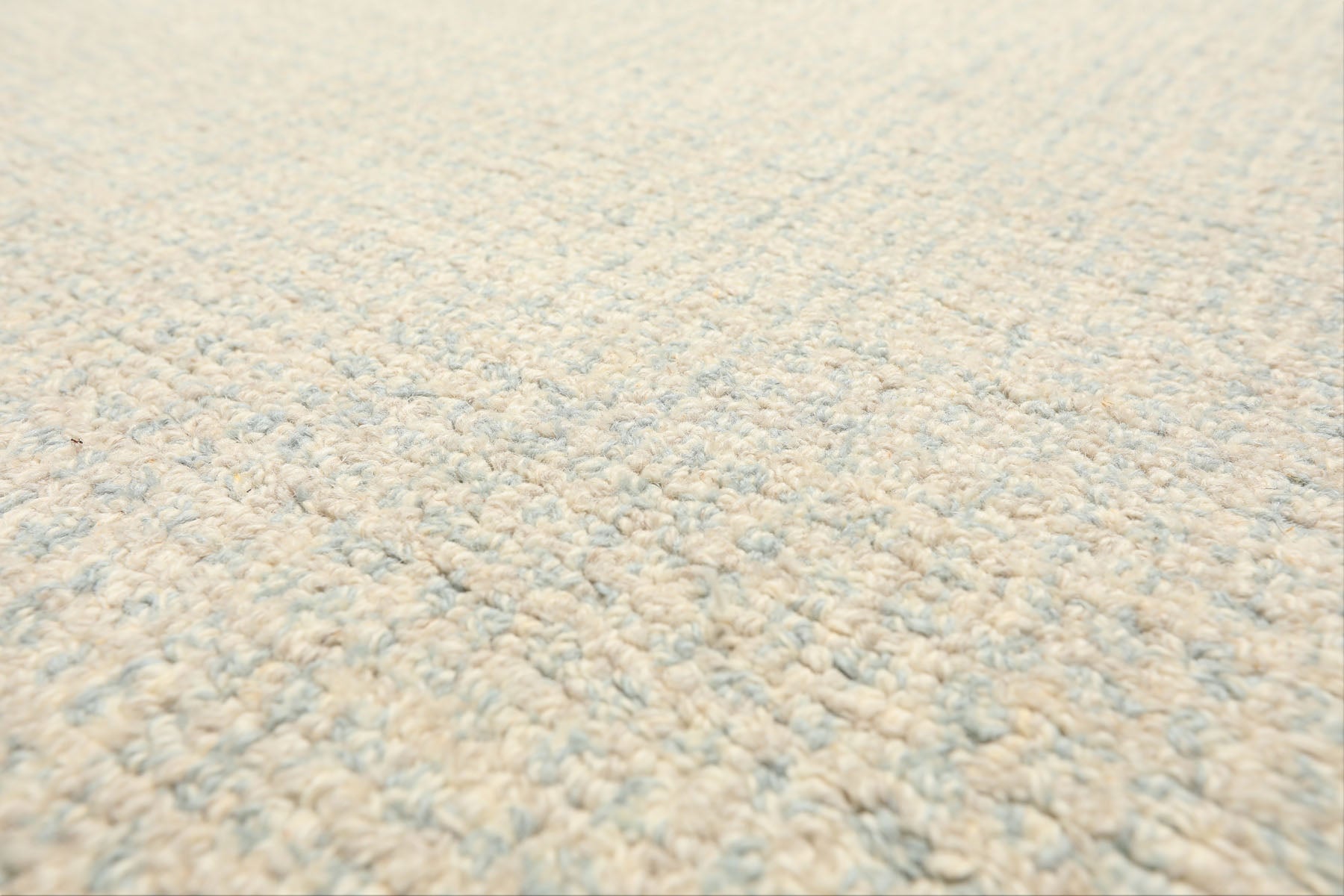 Multi Size Beige Seafoam Color Hand Loomed Berber Wool Contemporary Oriental Rug