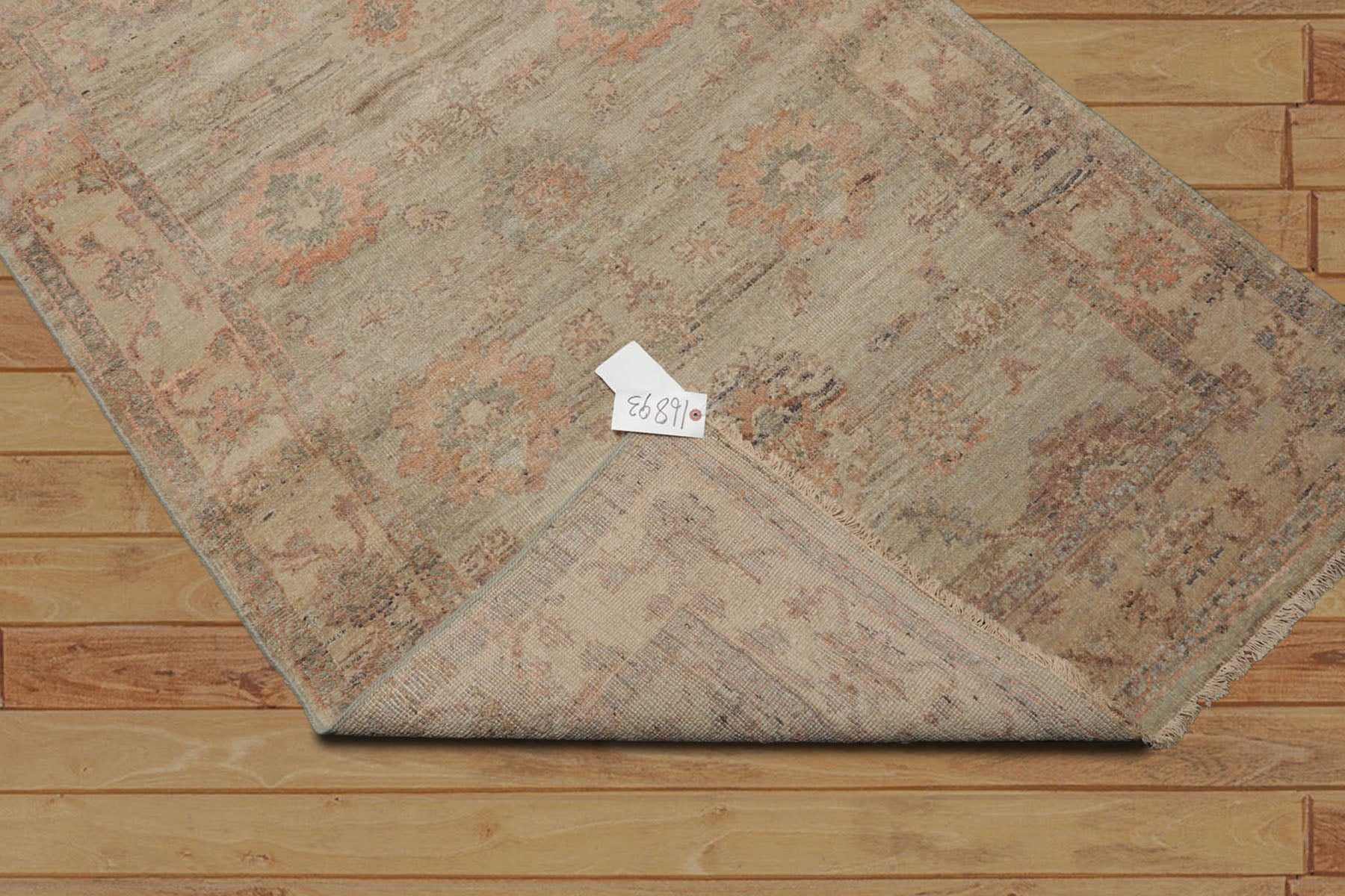 4x6 Mint, Pistacchio, Blush Color Hand Knotted Afghan Oushak 100% Wool Traditional Oriental Rug