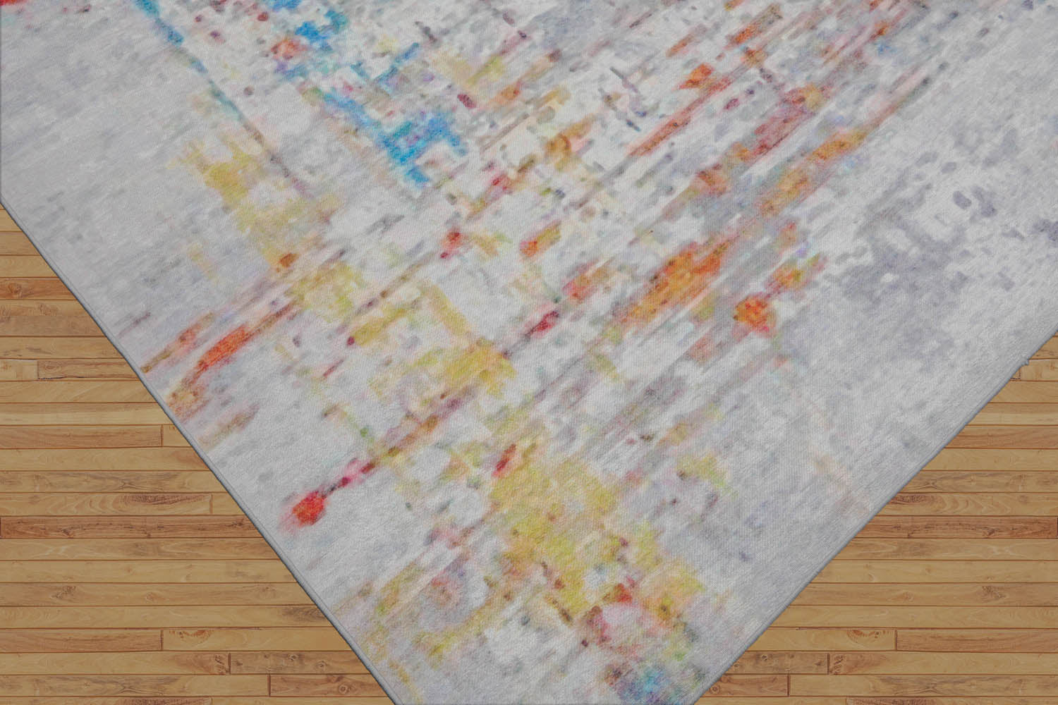 Multi Size  Aqua Beige Rust Color Machine Made Flatweave Polyester Traditional Oriental Rug