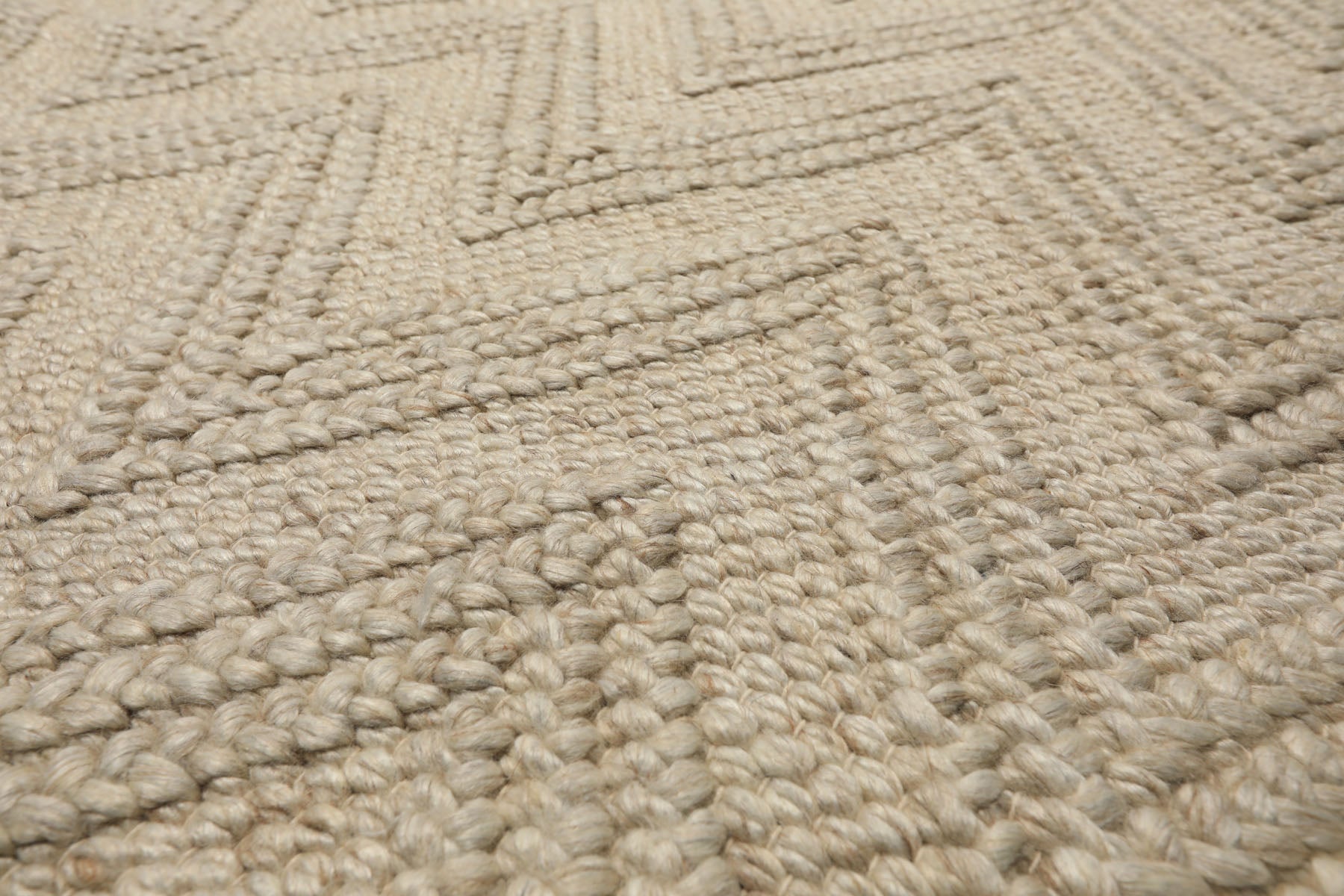 9x12 Tone on Tone Ivory, , Color Hand Knotted Tibetan Wool Modern & Contemporary Oriental Rug