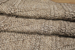 9x12 Tone on Tone Mocha, , Color Hand Knotted Tibetan Wool Modern & Contemporary Oriental Rug