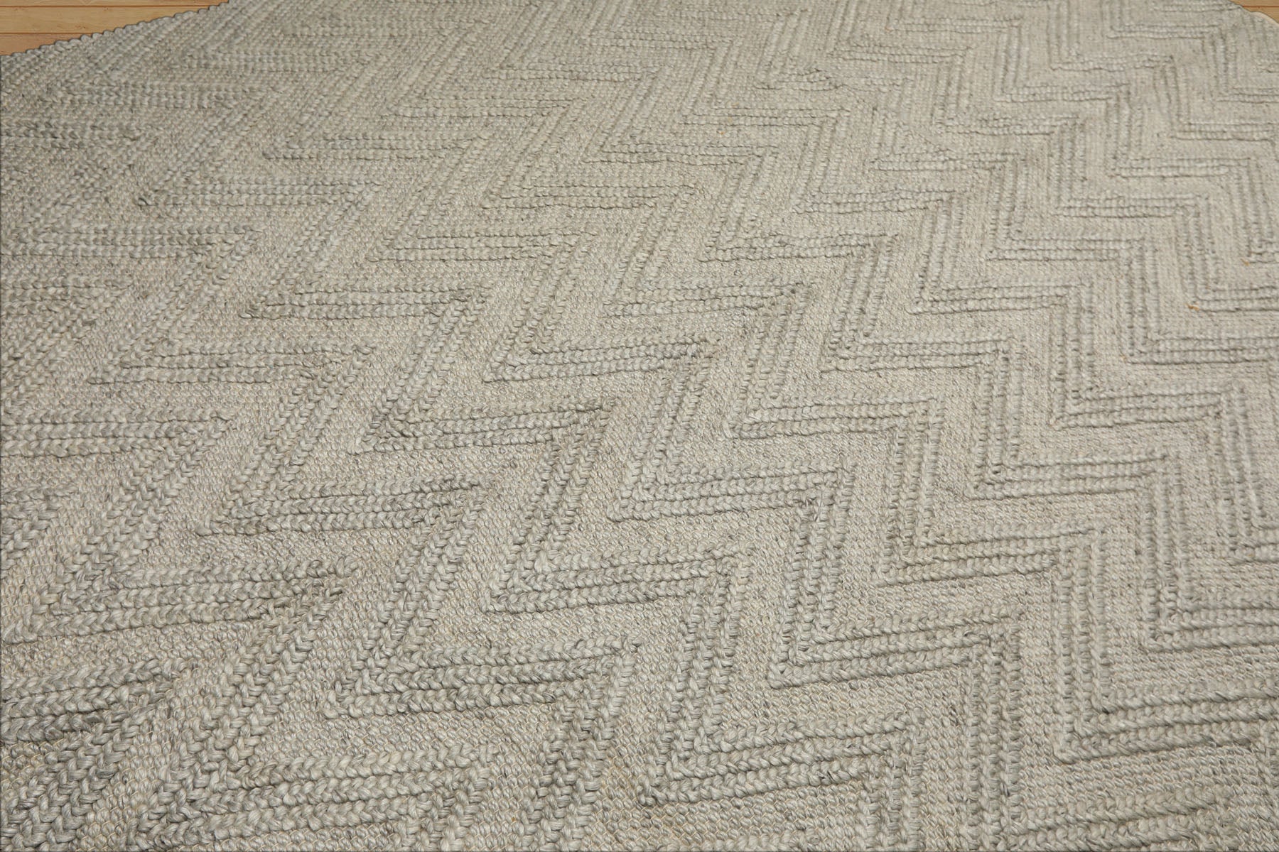 9x12 Tone on Tone Silver, Gray, Color Hand Knotted Tibetan Wool Modern & Contemporary Oriental Rug