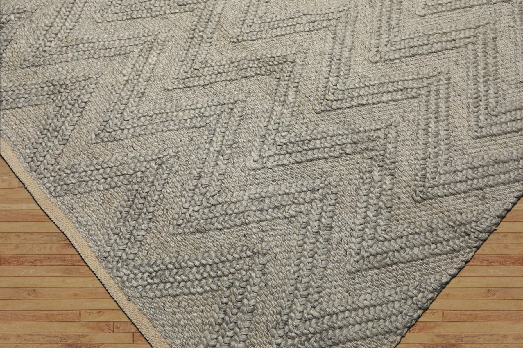 9x12 Tone on Tone Silver, Gray, Color Hand Knotted Tibetan Wool Modern & Contemporary Oriental Rug