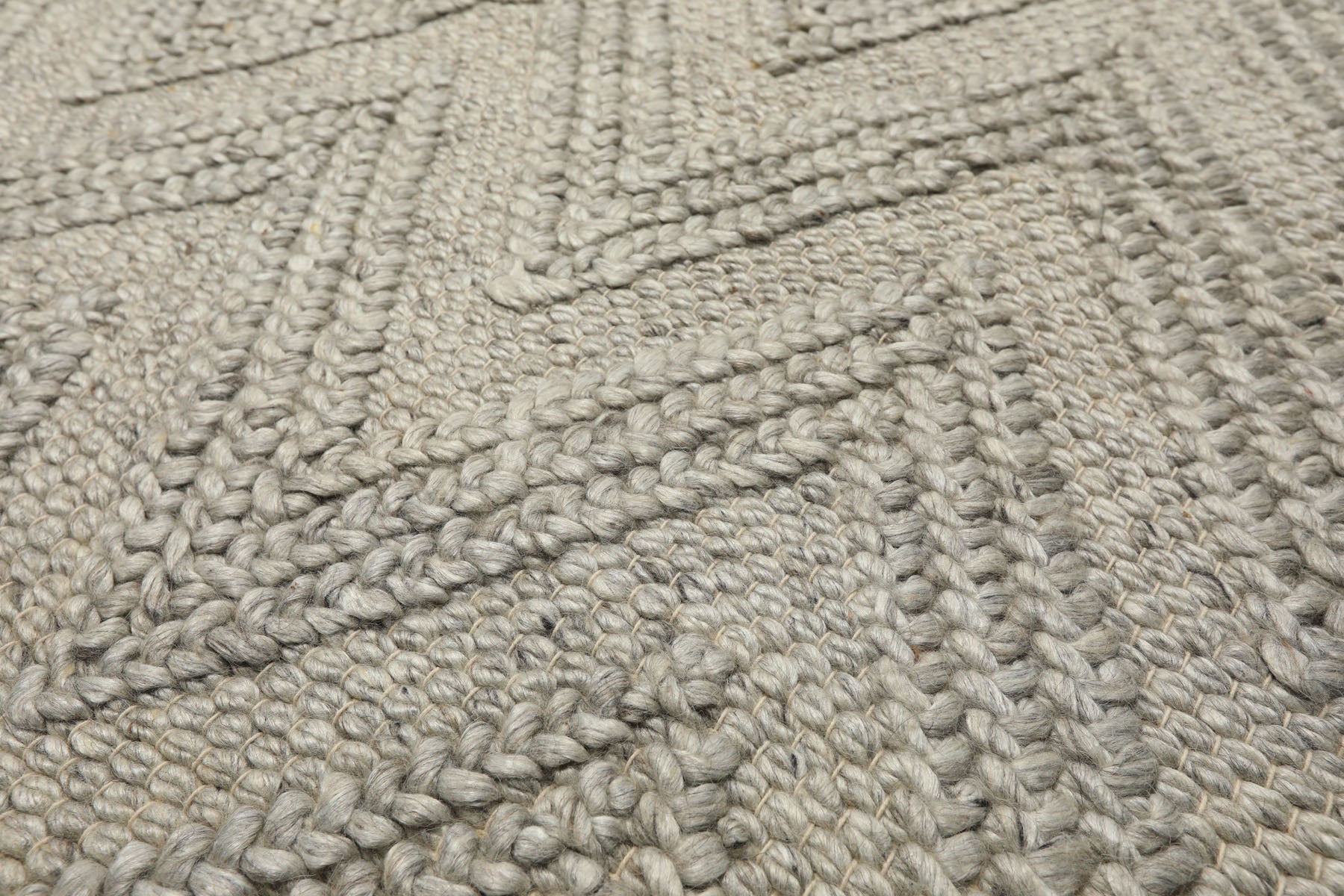 9x12 Tone on Tone Silver, Gray, Color Hand Knotted Tibetan Wool Modern & Contemporary Oriental Rug