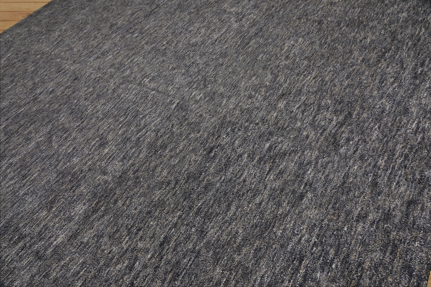 10x14 Gray, Slate, Blue Color Hand Knotted Tibetan Wool & Bamboo Silk Modern & Contemporary Oriental Rug