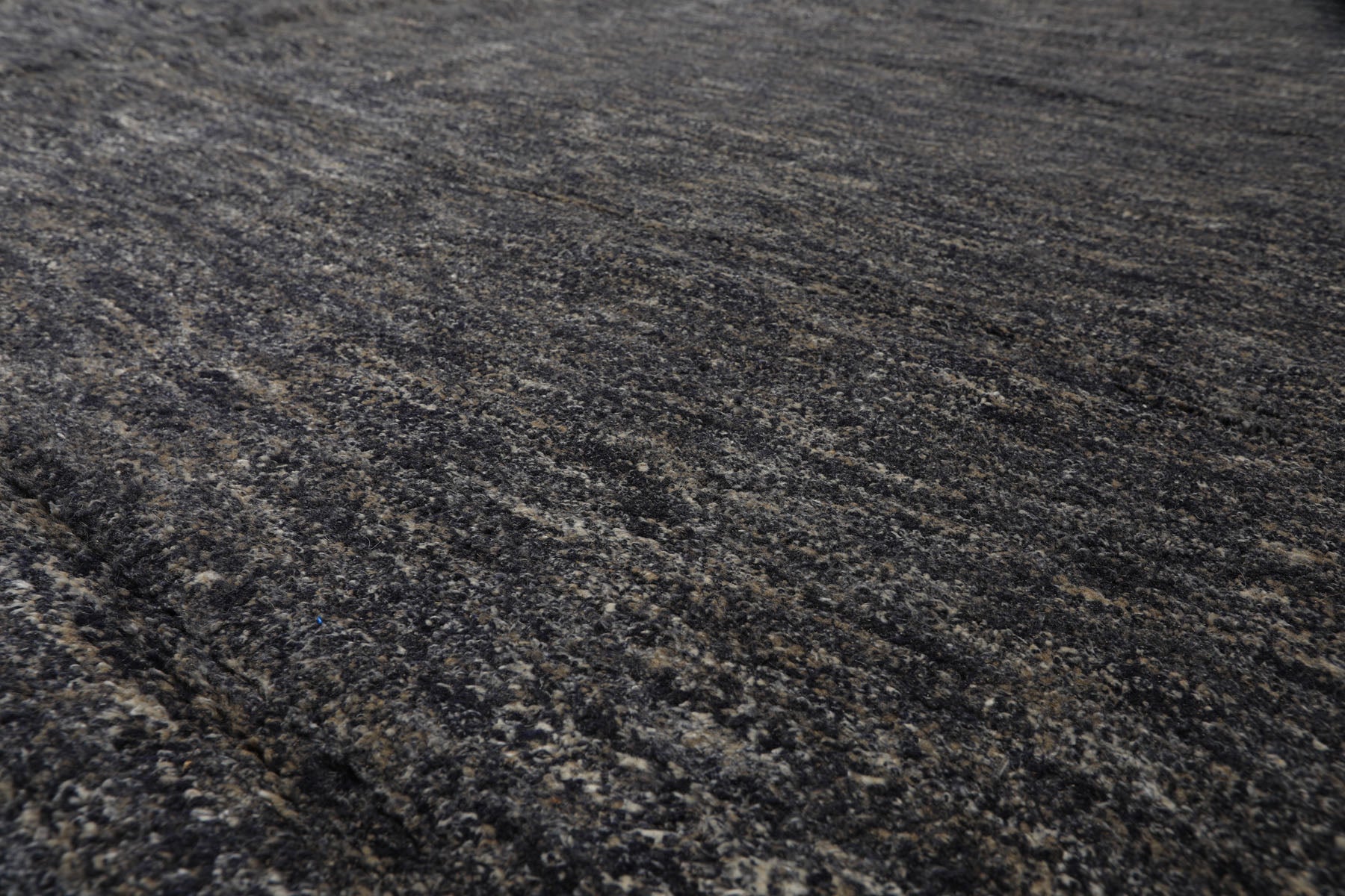 10x14 Gray, Slate, Blue Color Hand Knotted Tibetan Wool & Bamboo Silk Modern & Contemporary Oriental Rug