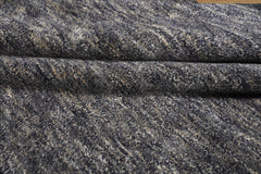 10x14 Gray, Slate, Blue Color Hand Knotted Tibetan Wool & Bamboo Silk Modern & Contemporary Oriental Rug