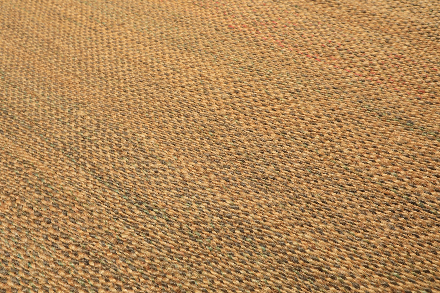 8x10 Gold, Rust, Aqua Color Hand Woven Tibetan Seagrass Modern & Contemporary Oriental Rug