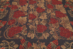 8x10 Chocolate, Rust, Gold Color Hand Woven All-Over 100% Wool Traditional Oriental Rug