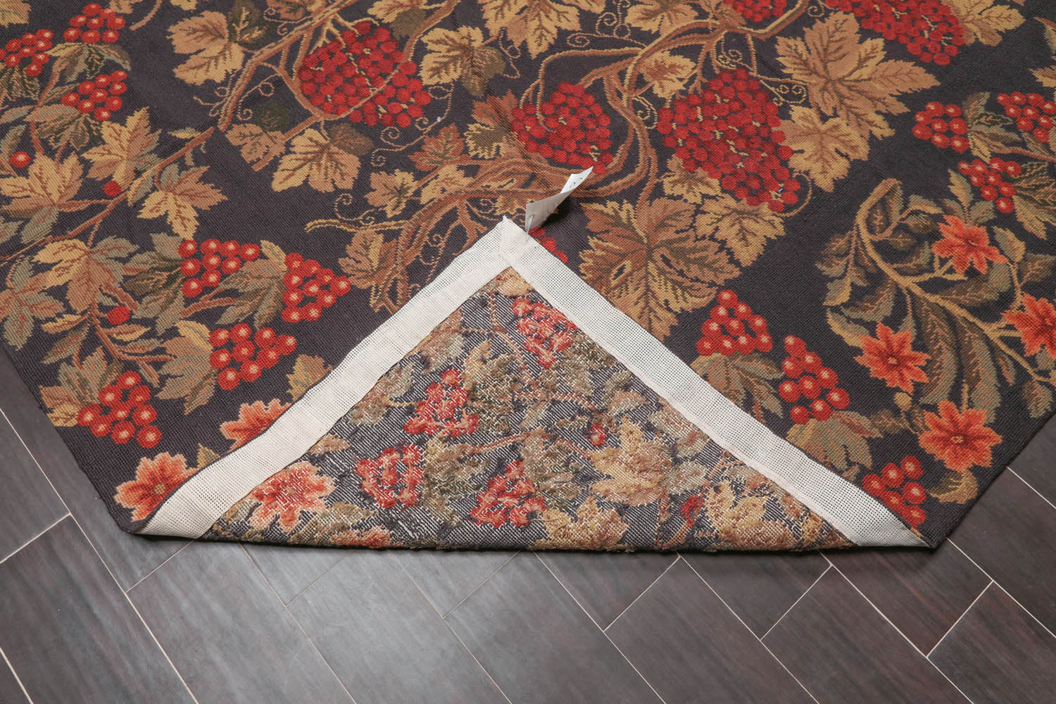 8x10 Chocolate, Rust, Gold Color Hand Woven All-Over 100% Wool Traditional Oriental Rug