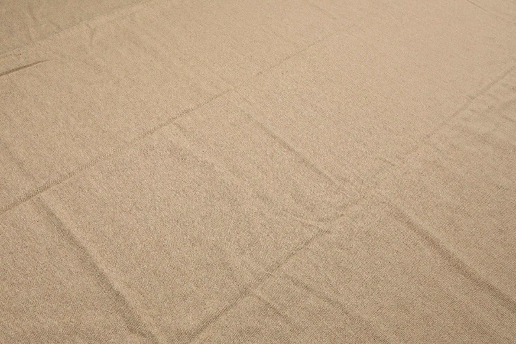 9x12 Beige, , Color Hand Woven Superfine Kilim Wool Modern Oriental Rug