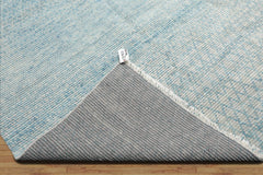 9x12 Beige, Blue Color Hand Knotted Geometric Wool Contemporary Oriental Rug