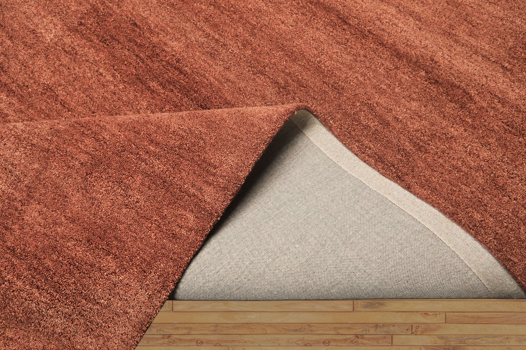8x10 Rust, , Color Hand Woven  100% Wool Moder & Contemporary Oriental Rug
