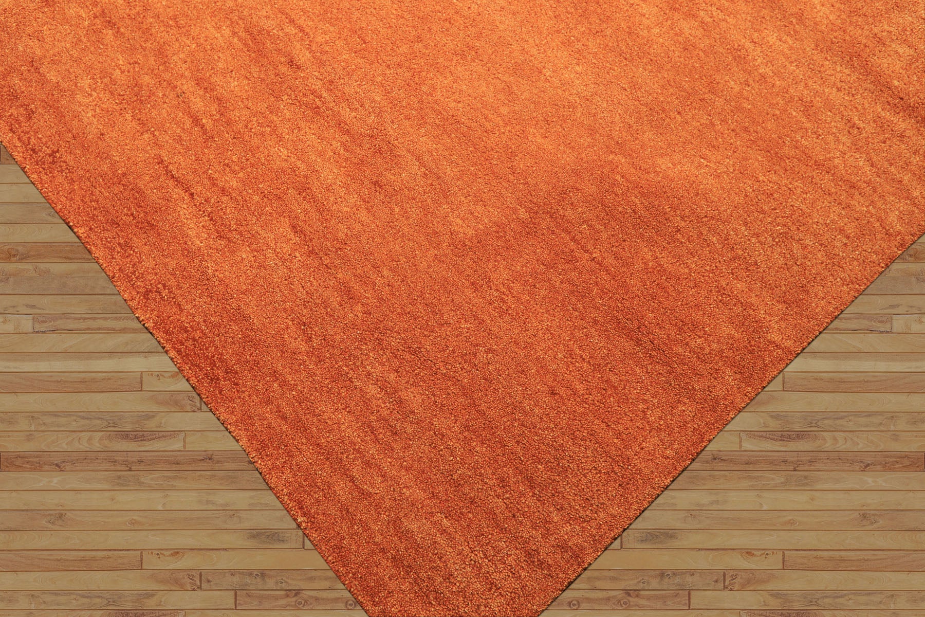 8x10 Burnt Orange, , Color Hand Woven  100% Wool Moder & Contemporary Oriental Rug