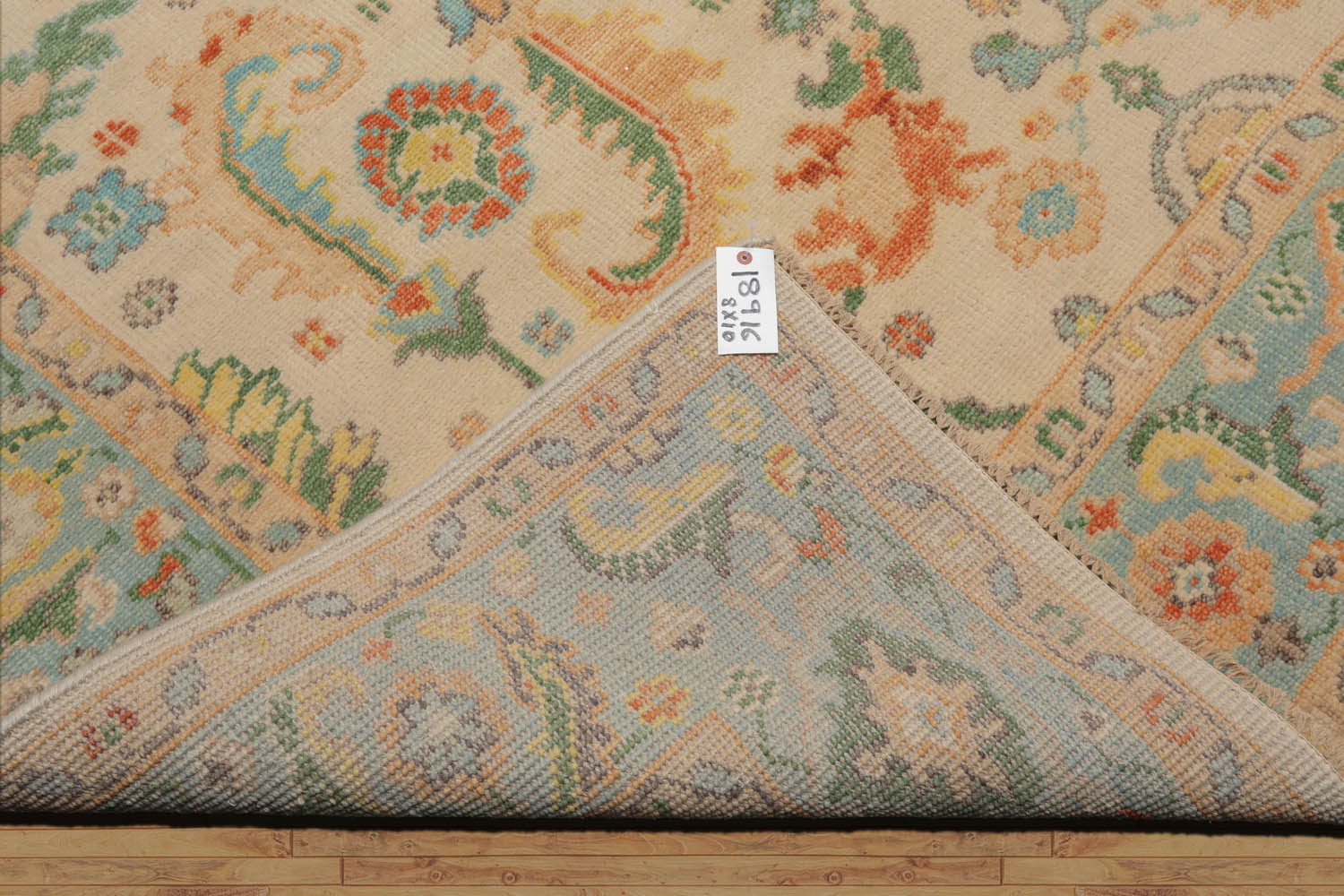 Multi Size Beige Aqua Green Color Hand Knotted Oriental Wool Arts & Crafts/Mission Oriental Rug