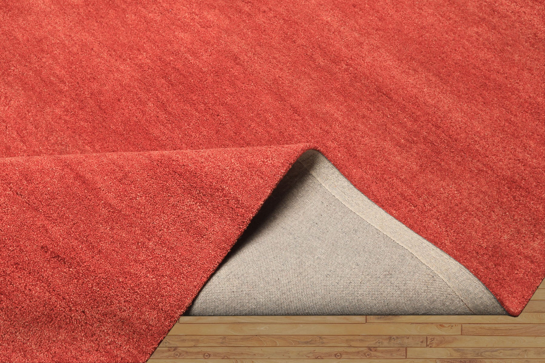 8x10 Coral, , Color Hand Woven  100% Wool Moder & Contemporary Oriental Rug