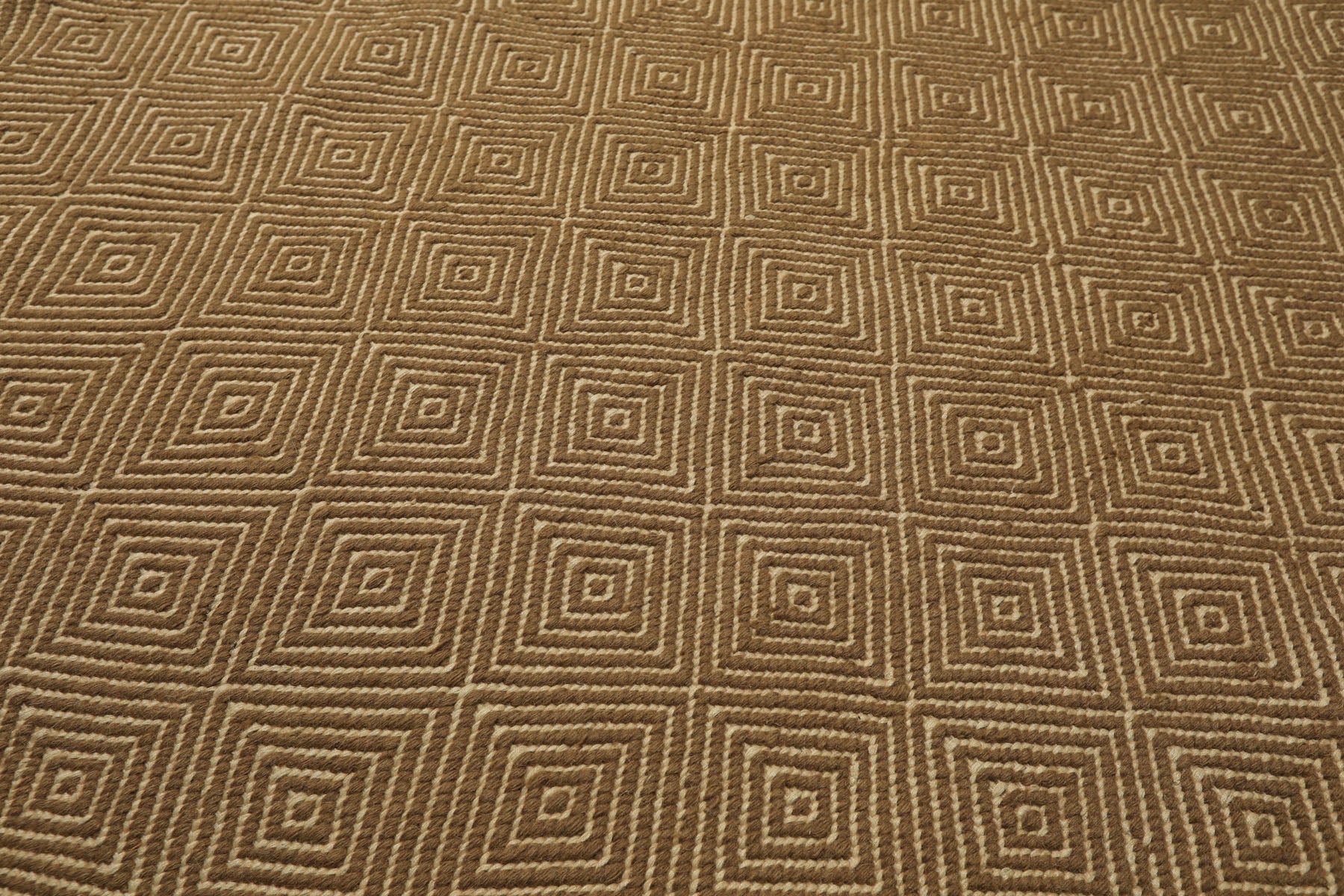 8x10 Gold, Ivory, Color Hand Woven Kilim Wool Modern & Contemporary Oriental Rug