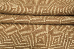 8x10 Gold, Ivory, Color Hand Woven Kilim Wool Modern & Contemporary Oriental Rug