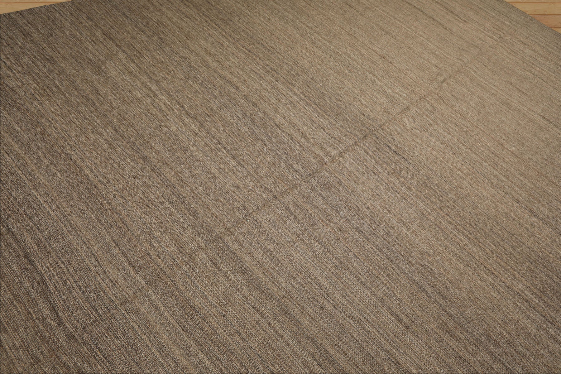 10x14 Taupe, , Color Hand Woven Kilim Wool Modern & Contemporary Oriental Rug