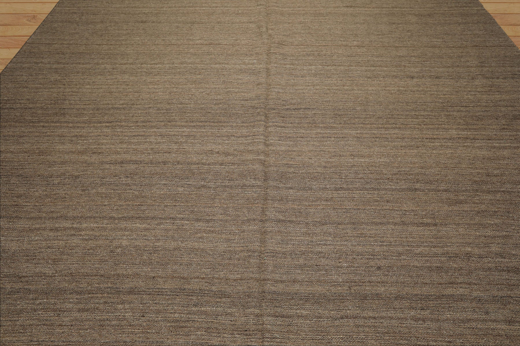 10x14 Taupe, , Color Hand Woven Kilim Wool Modern & Contemporary Oriental Rug