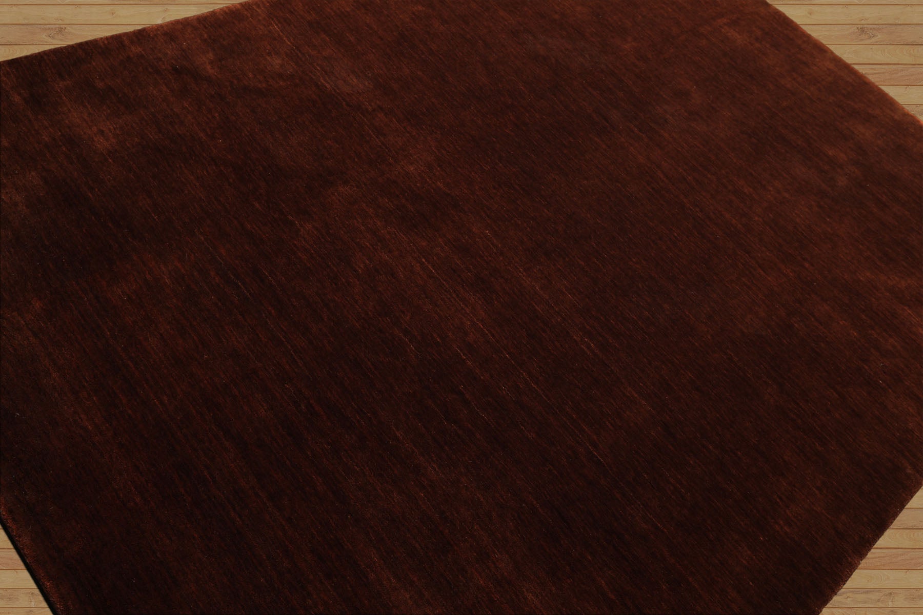 5x8 Dark, Caramel, Color Hand Knotted Gabbeh Wool Traditional Oriental Rug