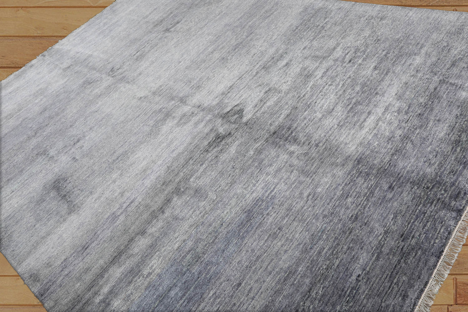 8x10 Gray, Slate, Color Hand Knotted Tibetan 100% Wool Modern Oriental Rug