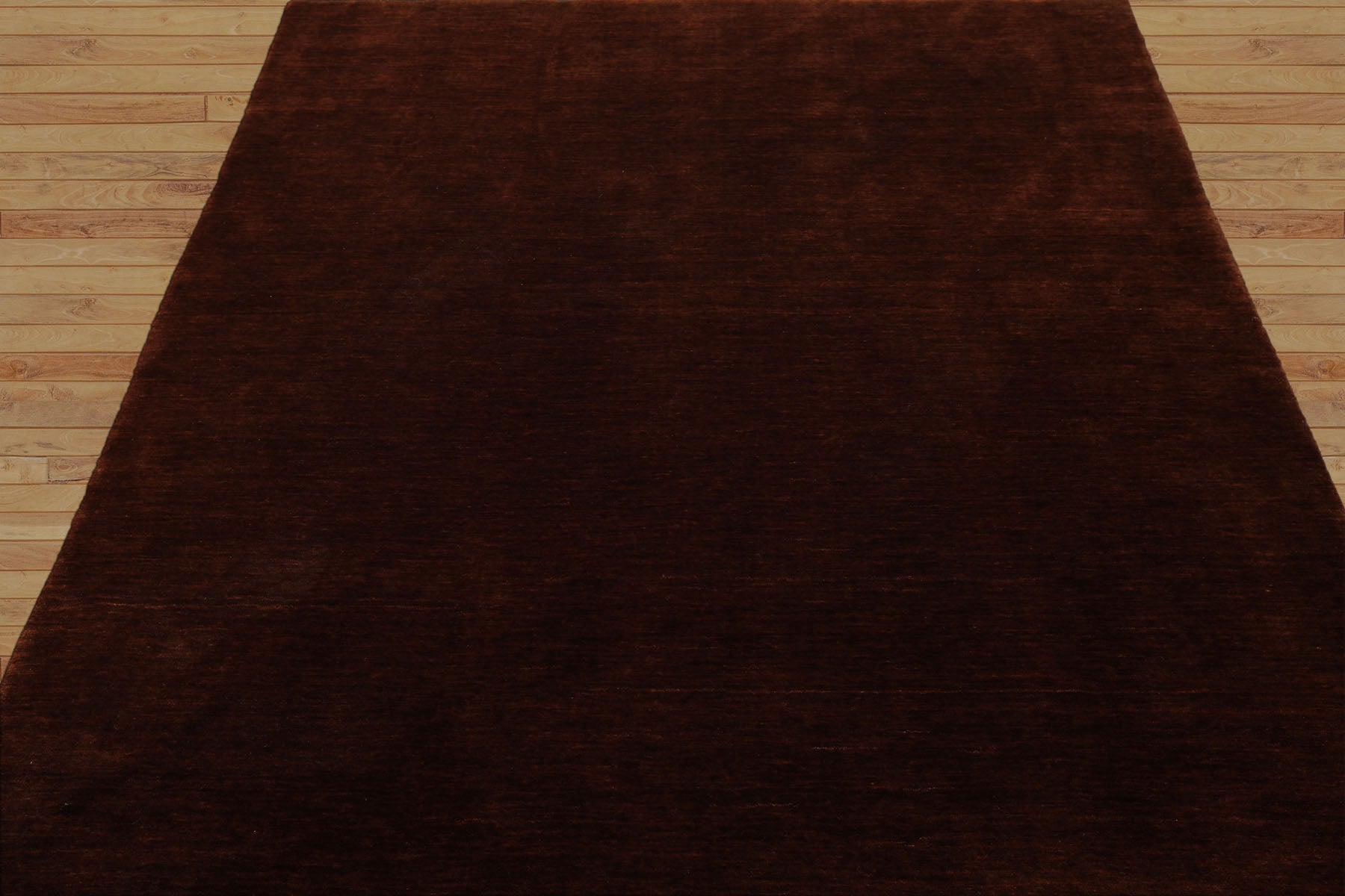 5x8 Dark, Caramel, Color Hand Knotted Gabbeh Wool Traditional Oriental Rug