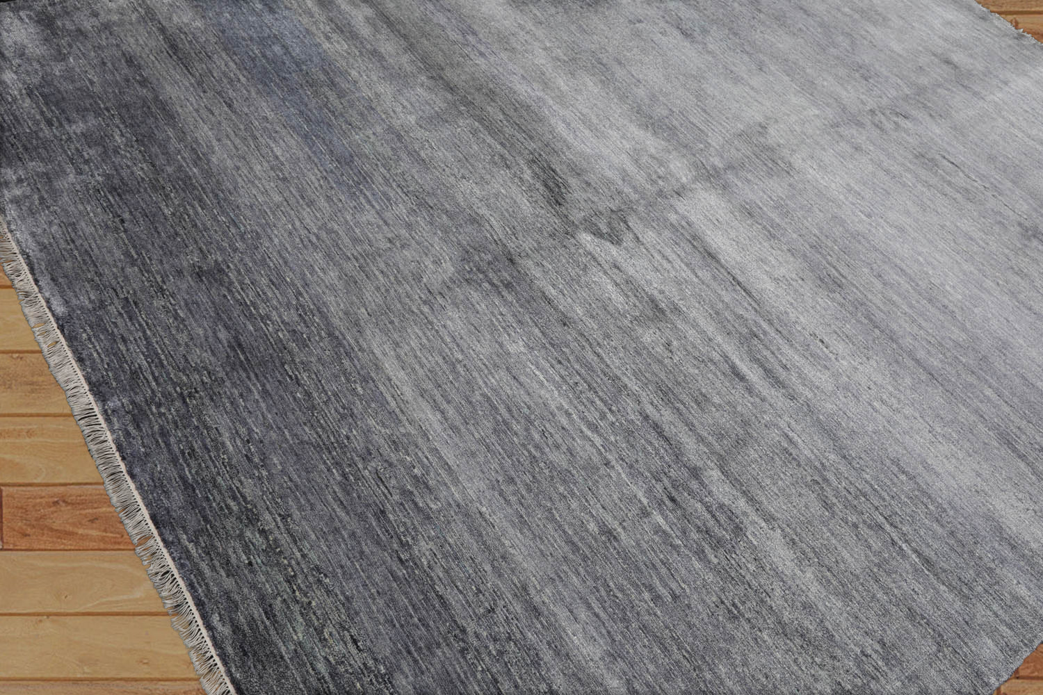 8x10 Gray, Slate, Color Hand Knotted Tibetan 100% Wool Modern Oriental Rug