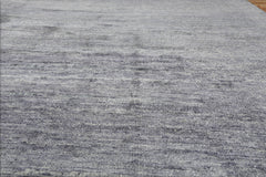 8x10 Gray, Slate, Color Hand Knotted Tibetan 100% Wool Modern Oriental Rug