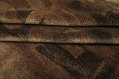 8x10 Moss, Brown, Beige Color Hand Knotted Tibetan Wool & Silk Modern & Contemporary Oriental Rug