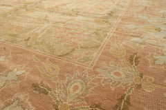 OverSize Moss, Taupe, Mint Color Hand Knotted Oushak Wool Arts & Crafts Oriental Rug