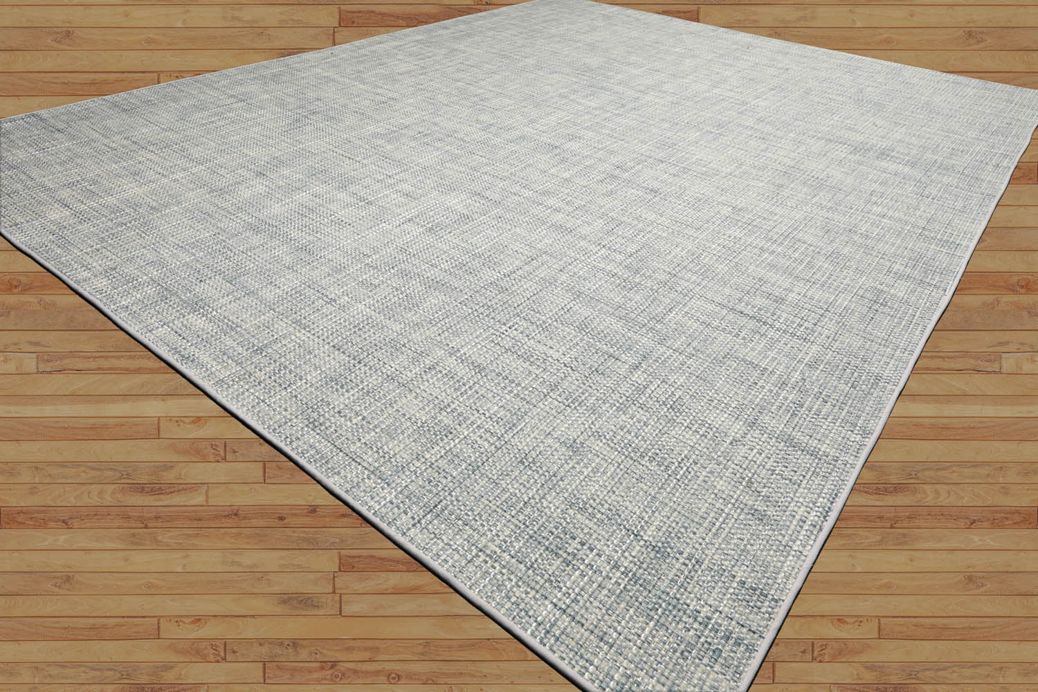 Lesleyann Textured Slate Oriental Rug Multi Sizes LoomBloom Hand Woven 80% Wool 20% Nylon Contemporary Style