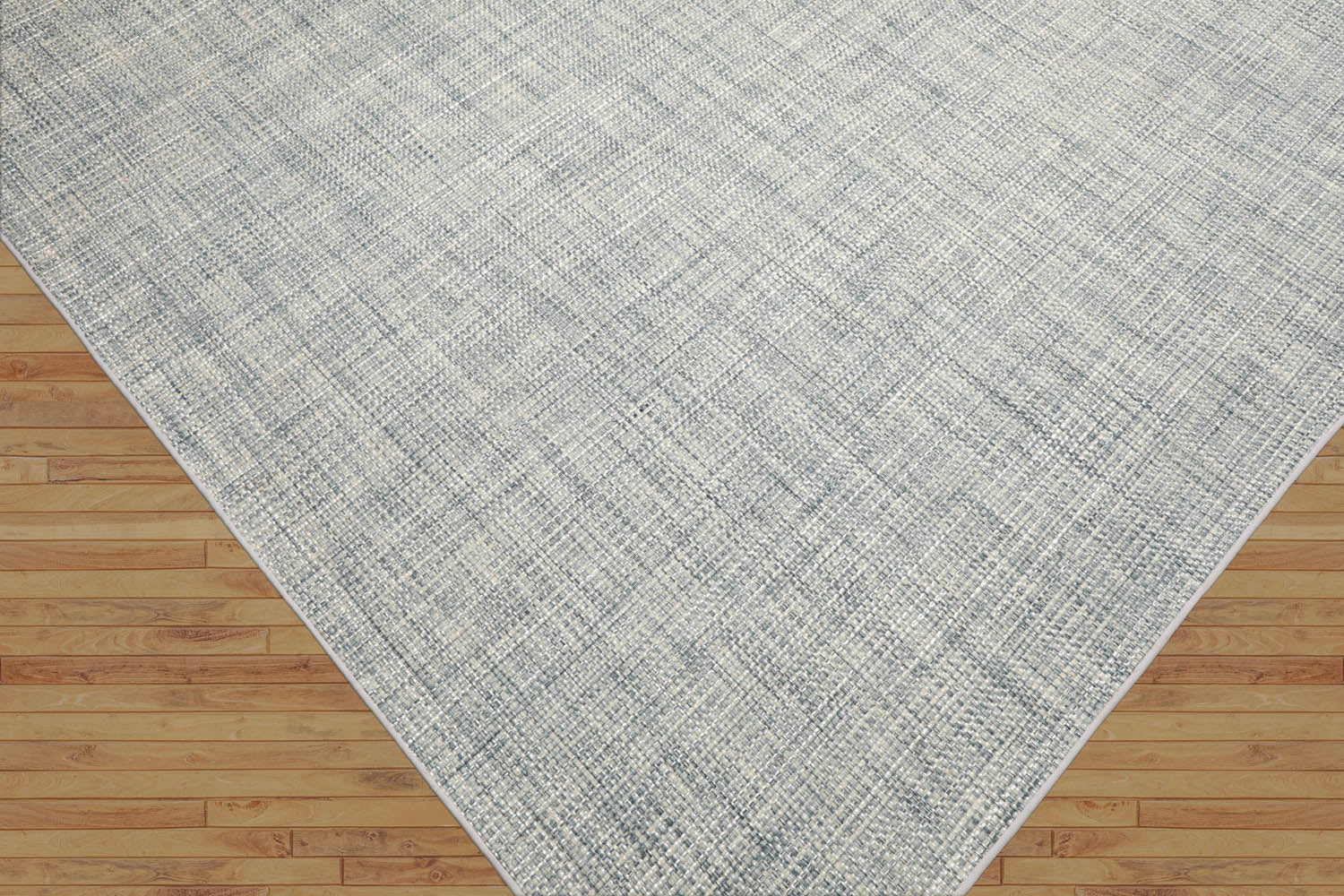 Lesleyann Textured Slate Oriental Rug Multi Sizes LoomBloom Hand Woven 80% Wool 20% Nylon Contemporary Style