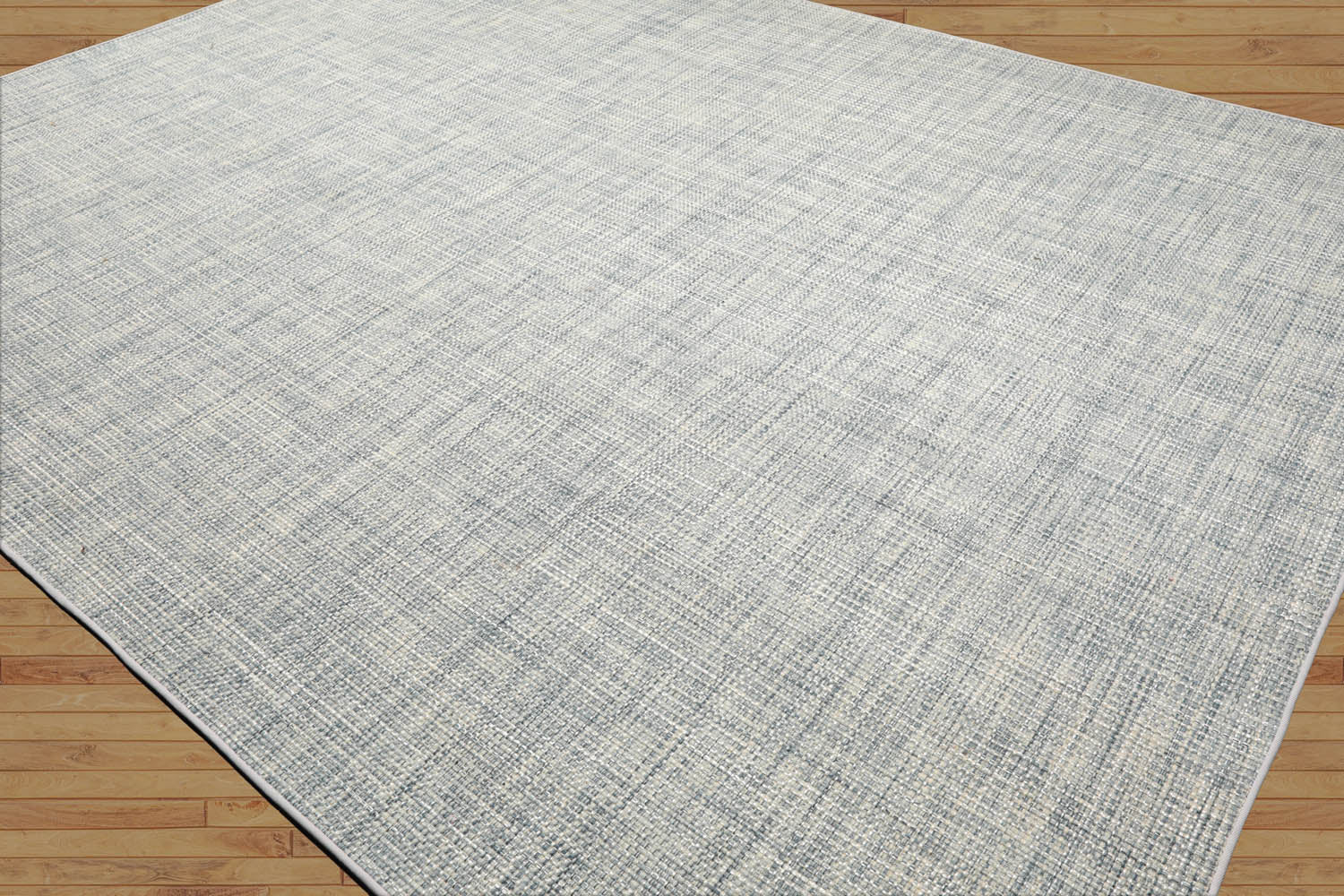 Lesleyann Textured Slate Oriental Rug Multi Sizes LoomBloom Hand Woven 80% Wool 20% Nylon Contemporary Style