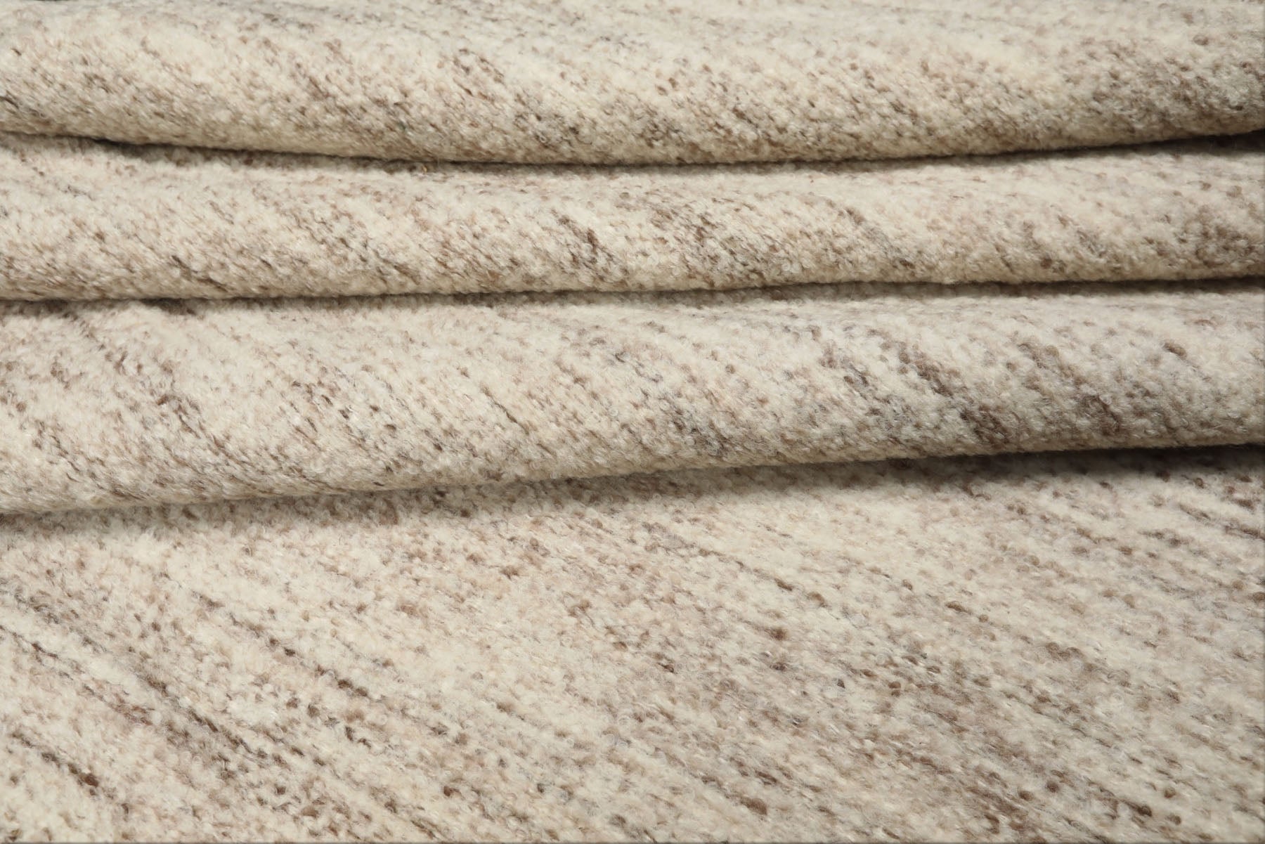 9x12 Beige, Brown, Color Hand Woven  New Zealand Wool & Mohair Modern Oriental Rug