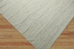 9x12 Ivory, Aqua, Color Hand Woven  New Zealand Wool & Mohair Modern Oriental Rug
